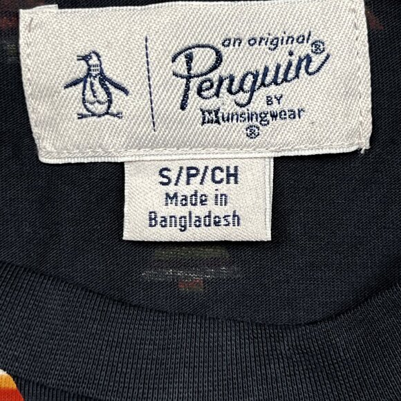 Original Penguin Christmas Tree T-Shirt Penguin Embroidered Logo Size S - NWOT - Picture 4 of 6